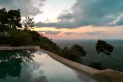 Fotoserie Kenia Sonnenuntergang Pool