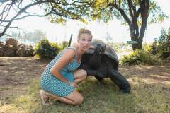 Fotoserie Kenia Selfie mit Schildkröte